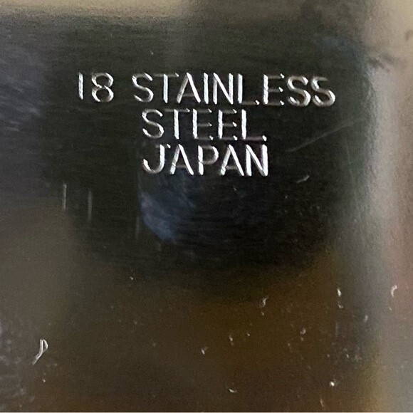 Vtg MCM 50s Bread Tray Tulip Pattern Handles Stainless Steel Serving Dish Tray - Picture 5 of 8